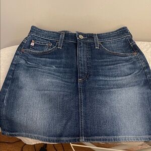 Ag Adriano Goldschmied Blue Mini A-Line Skirt Casual